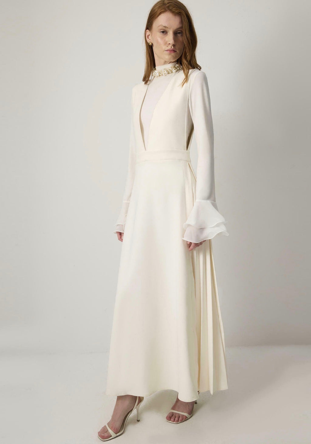 Touché Privé - Robe longue - Blanc