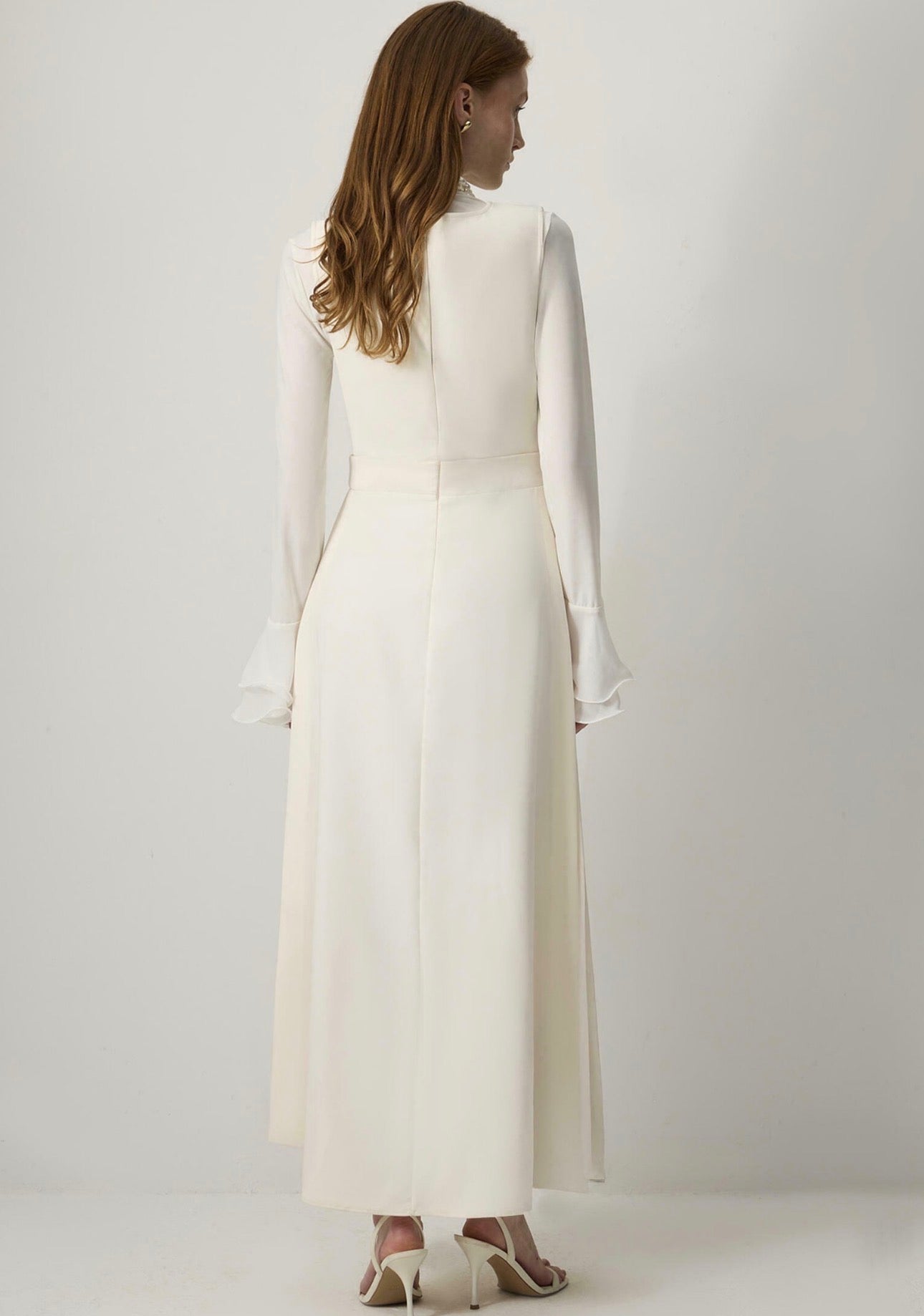 Touché Privé - Robe longue - Blanc