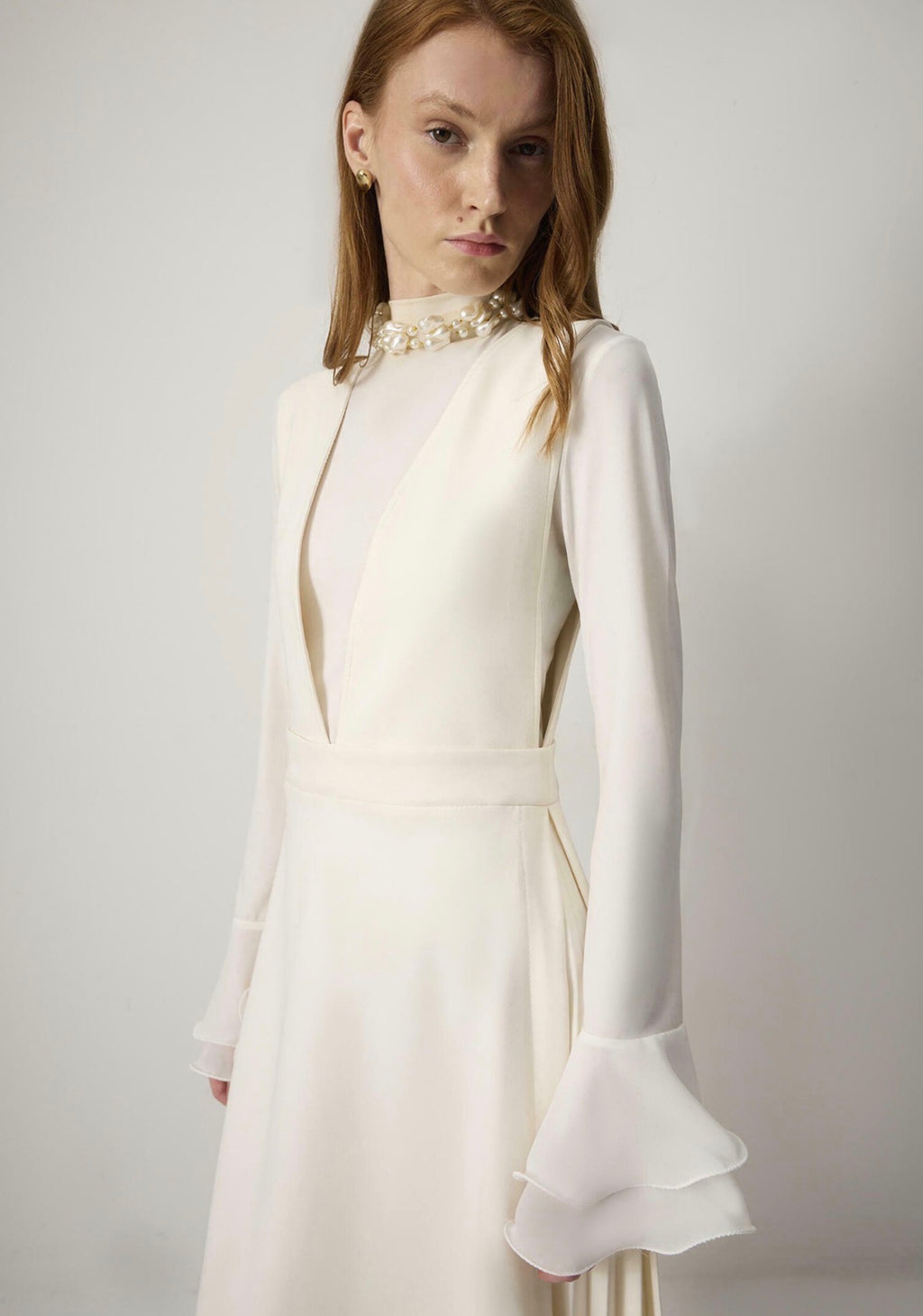 Touché Privé - Robe longue - Blanc