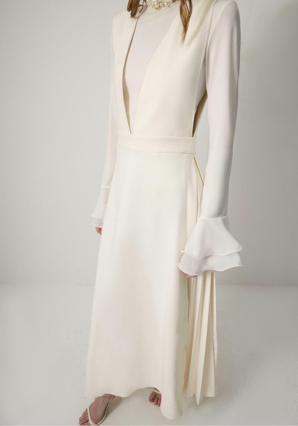 Touché Privé - Robe longue - Blanc