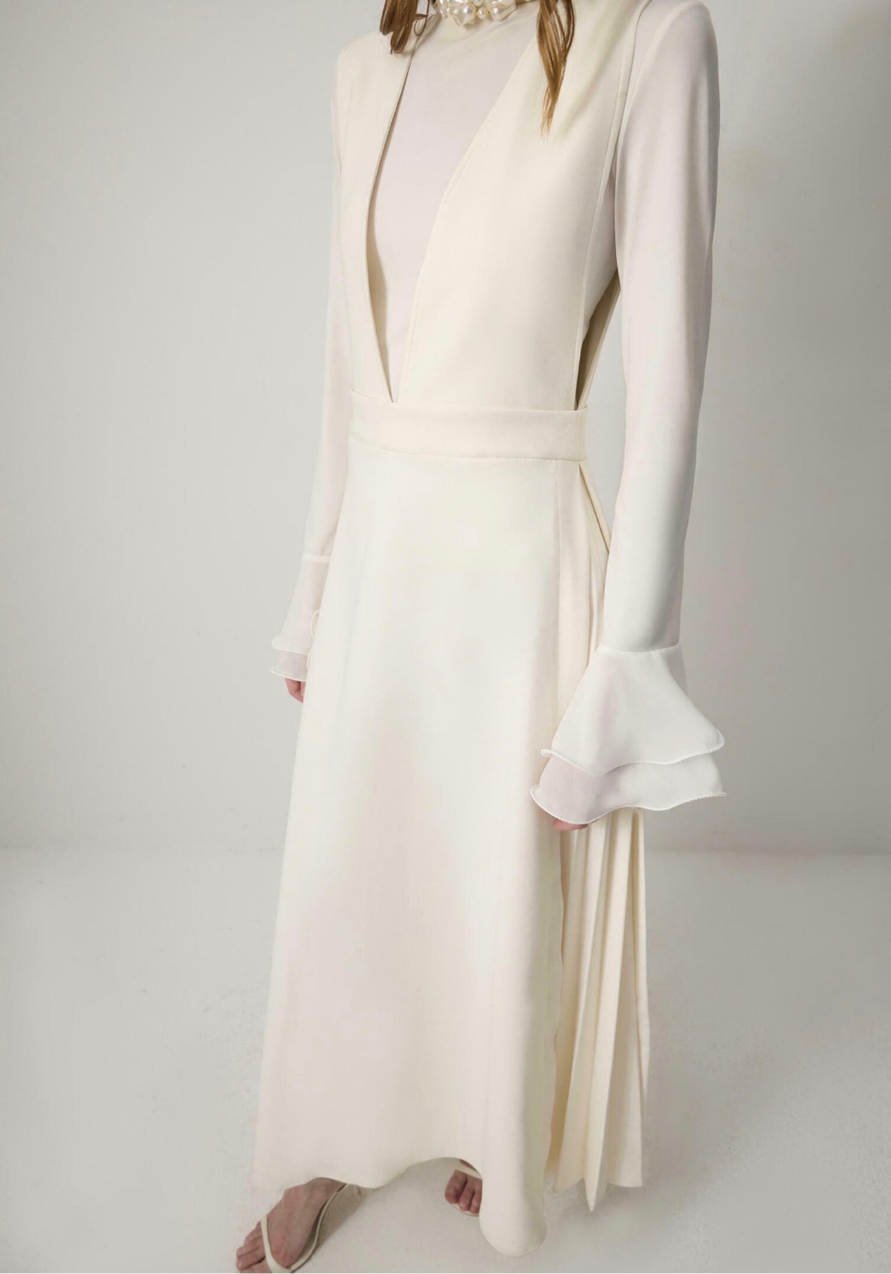 Touché Privé - Robe longue - Blanc