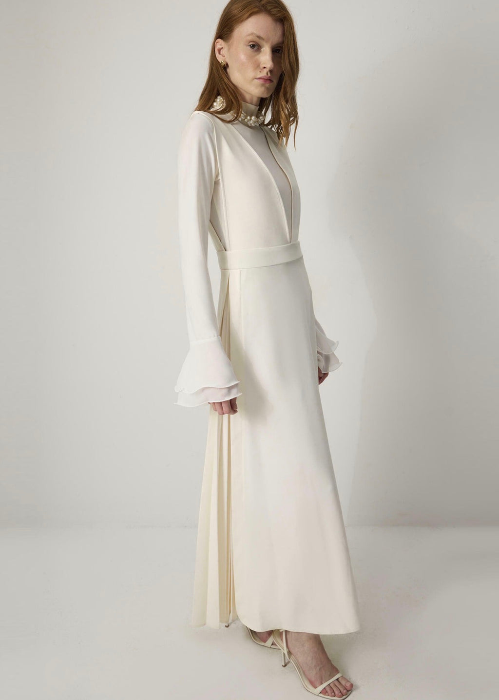 Touché Privé - Robe longue - Blanc