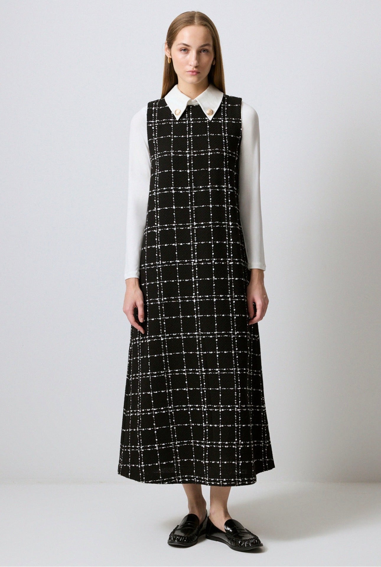 Touché Privé Robe longue - Noir