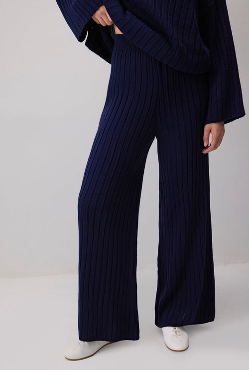 Touché Privé - Ensemble en maille - Bleu marine