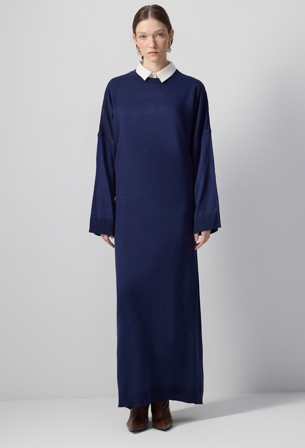 Robe pull - Bleu marine