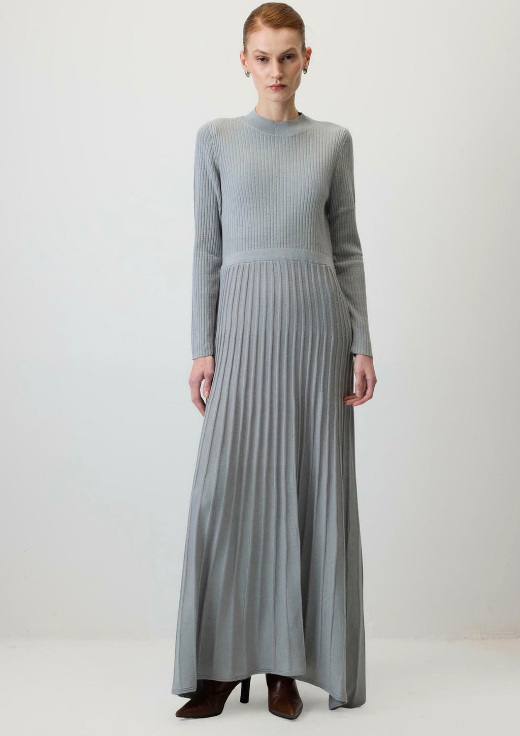 Touché Privé Robe longue - Gris