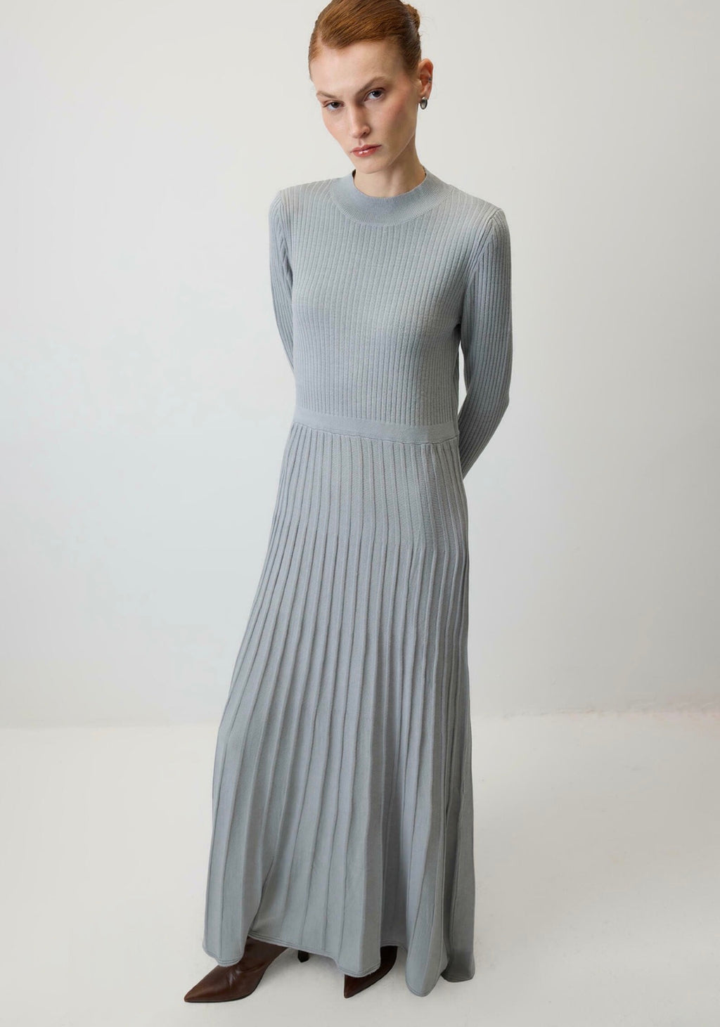 Touché Privé Robe longue - Gris