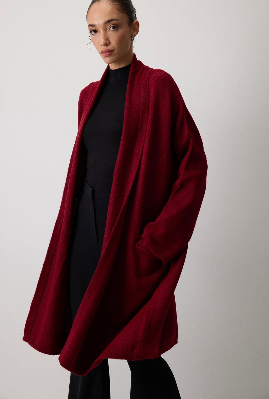 Touché Privé - Gilet long - Bordeaux