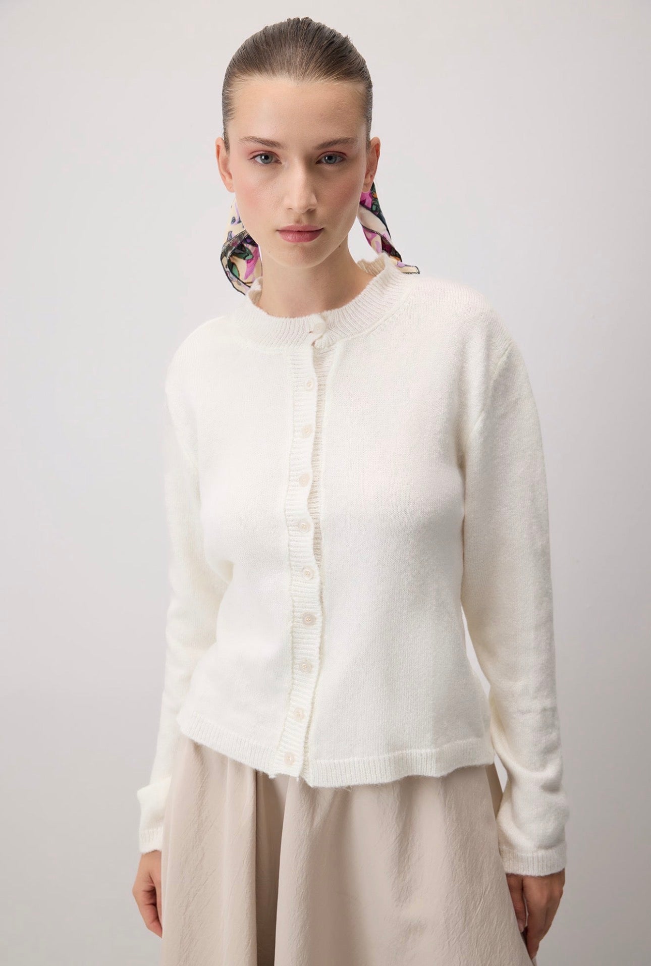 Touché Privé - Gilet - Ecru