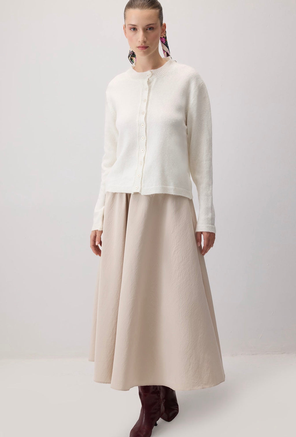 Touché Privé - Gilet - Ecru