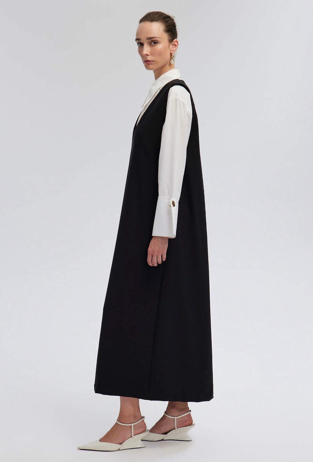 Touché Privé Robe Longue - Noir