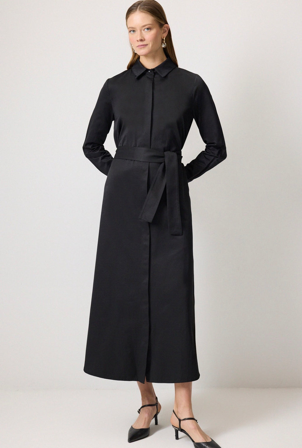 Touché Privé Robe Longue - Noir