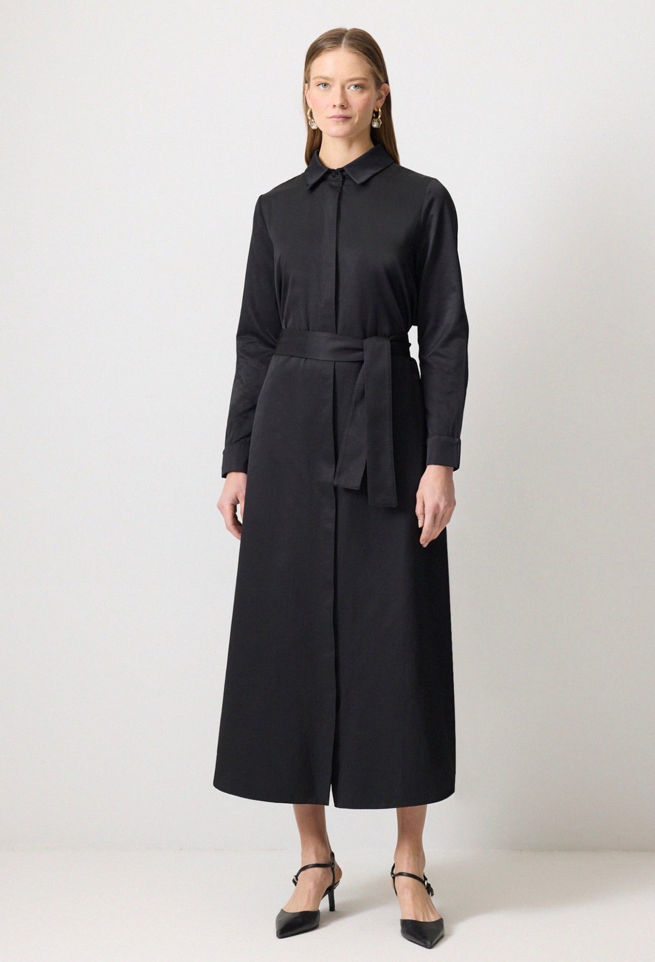 Touché Privé Robe Longue - Noir