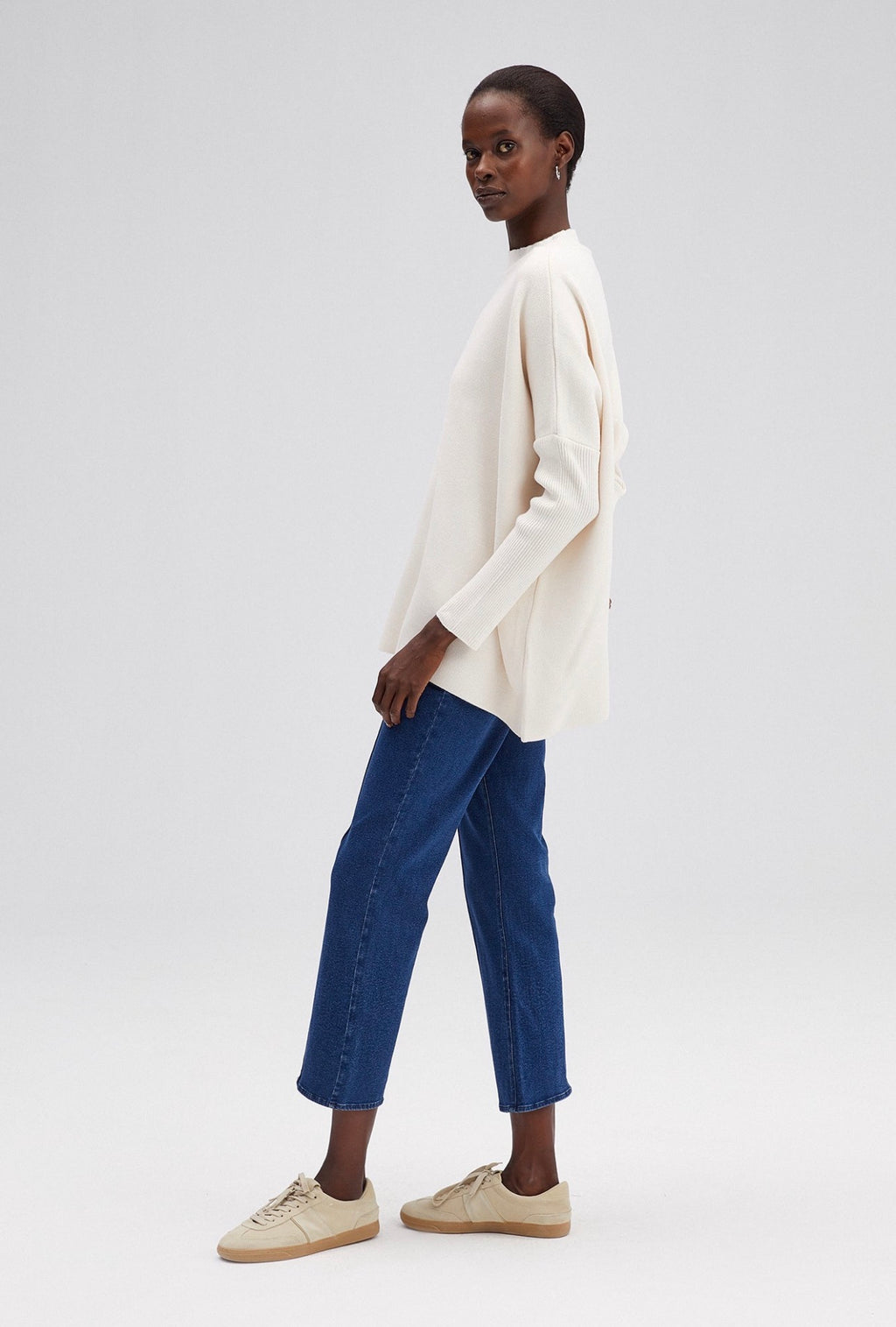 Touché Privé - Pull en maille - Ecru