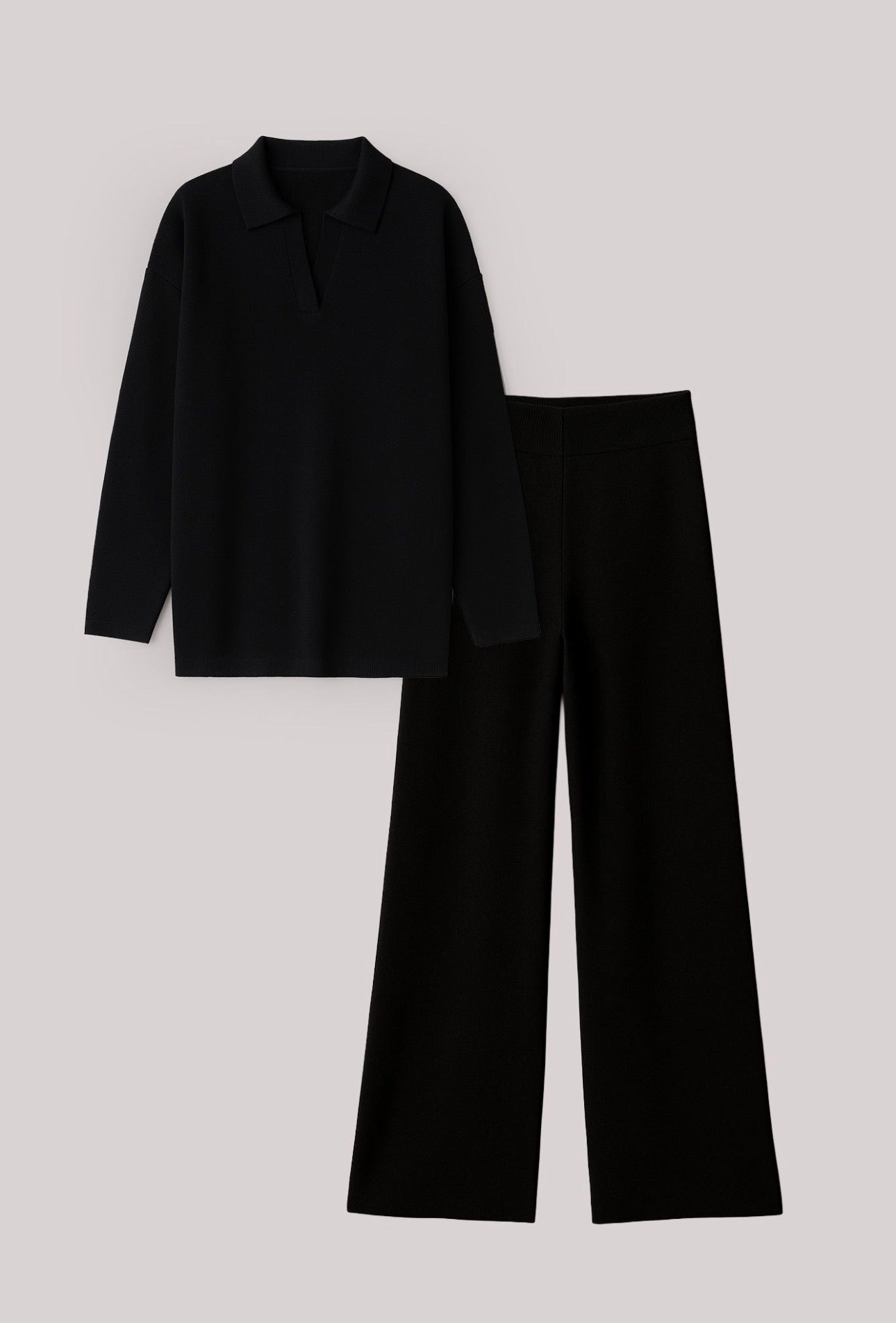 Touché Privé - Ensemble en Maille - Noir
