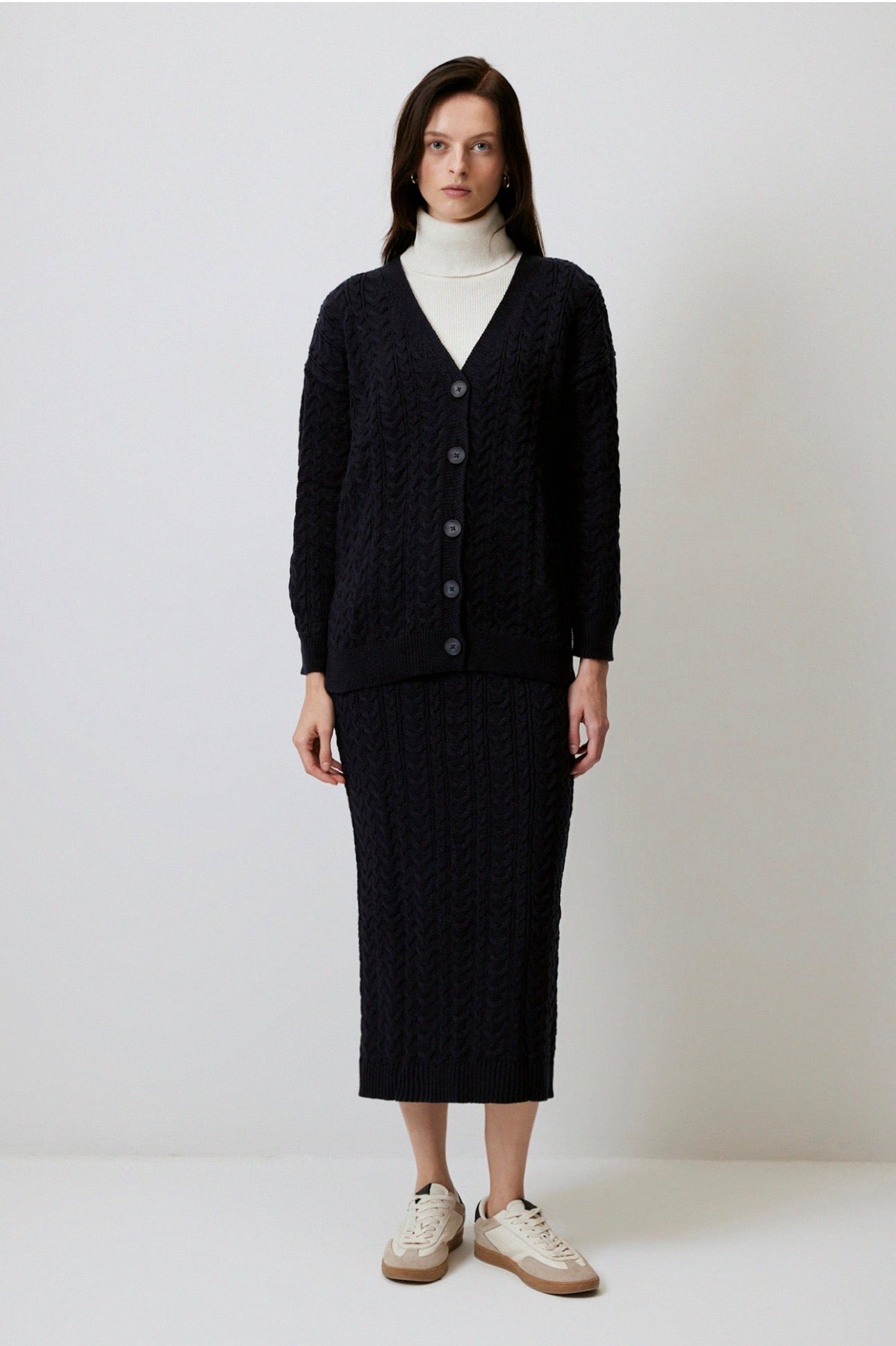 Touché Privé - Ensemble en maille - Bleu nuit