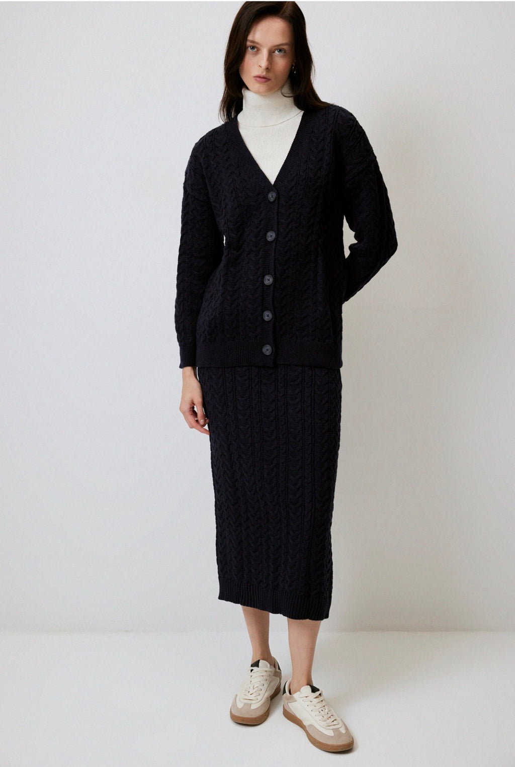 Touché Privé - Ensemble en maille - Bleu nuit