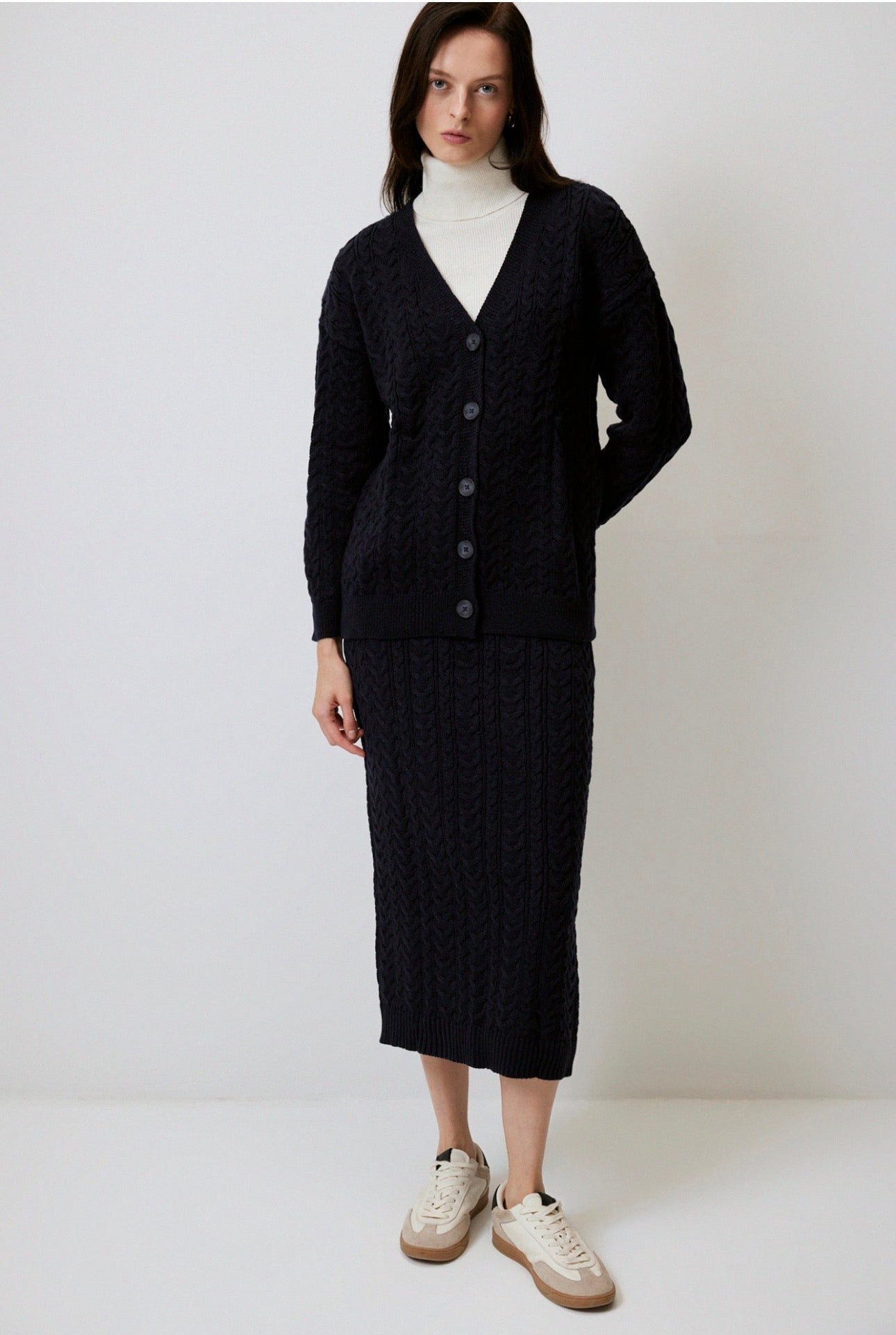 Touché Privé - Ensemble en maille - Bleu nuit