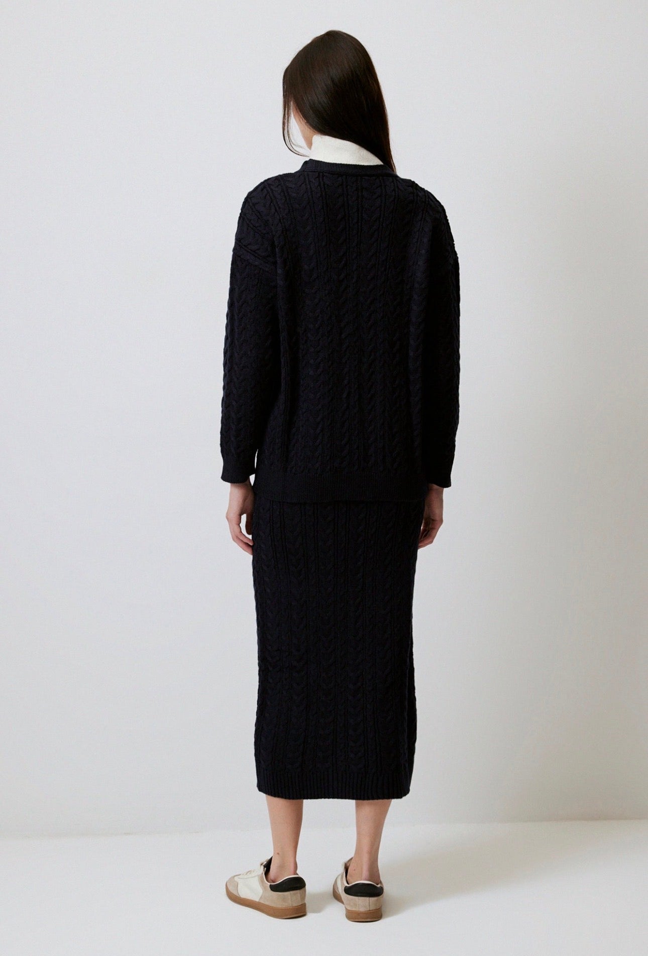 Touché Privé - Ensemble en maille - Bleu nuit